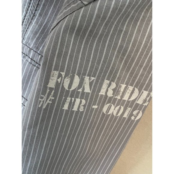 Fox Racing Medium shirt Rockabilly Moto riders Mens Long Sleeve Button Front - Picture 5 of 9